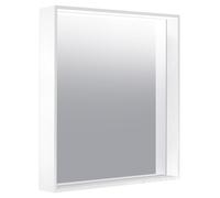 KEUCO X-LINE Miroir lumineux, couleur de lumière réglable, 650x700x105 mm, miroir chauffant, commande DALI, 33298292003, Couleur: acier inoxydable