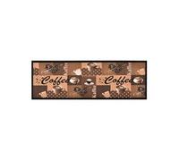 vidaXL Tapis de cuisine lavable Coffee 60x180 cm Marron café