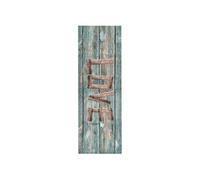 vidaXL Tapis de sol de cuisine Love 45 x 150 cm lavable, dessus velours, dos latex