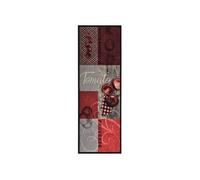 vidaXL Tapis de cuisine motif tomate 45 x 150 cm lavable dessus velours dos latex