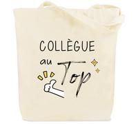 kEUkunHA Cadeau Collègue Départ Retraite Merci Cadeau départ Cadeaux Fete Des Meres Noel Retraite Saint Valentin Anniversaire Petits Avent Cadeaux Paques Halloween Original Tote Bag pour Collègue