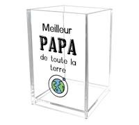kEUkunHA Cadeau Fete Des Peres Cadeaux Papa Cadeau Fête Des Pères Anniversaire Merci Saint Valentin Cadeaux Noel Halloween Paques Petits Avent Original Utile Pot A Crayon pour Meilleure Papa