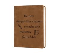 kEUkunHA Cadeau Maitresse D'école Cadeaux Maitresse D'école Fin D'année Merci Cadeau Fete Des Meres Cadeaux Noel Retraite Saint Valentin Halloween Original Carnet de Note pour Astem Maitresse