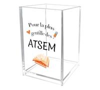 kEUkunHA Cadeau Maitresse Merci D'école Cadeaux Maitresse D'école Fin D'année Cadeau Fete Des Meres Cadeaux Noel Anniversaire Saint Valentin Halloween Paques Original Pot A Crayon pour Maitresse