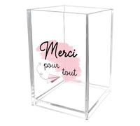 kEUkunHA Merci Maitresse Cadeau Idées Pot A Crayon Cadeau Merci Original pour Maman Papa Mamie Papi Belle Mere Beau Pere Tonton Tata Ami Maitresse Soeur Medecin Infirmière Collegue Parrain Marraine
