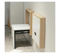 KEuLen Banc à Chaussures Mural Pliable - Tabouret d'entrée Peu encombrant avec charnières à Fermeture Douce, Options Multicolores(C)