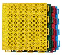 KEuLen Dalles de Sol Modulaires Emboîtables, Dalles de Sport d'extérieur à Monter soi-même, Tapis de Sol à Drainage Rapide for Jardin(Blue)