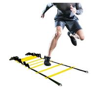 KEuLen Échelle de Coordination, Échelle d'agilité réglable for améliorer la Condition Physique et Les compétences, avec Sac de Transport(4M)
