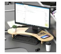 KEuLen Support de Moniteur d'angle. Supports d'angle for Ordinateur Portable en Bois Massif, Supports de Bureau for imprimante/Tablette/écran, Organiseur for Salle de réunion