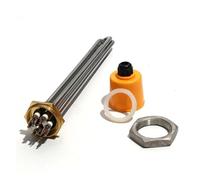 KEUQIXMR DN32 1 1/4 "1.25" éléments chauffants électriques de remplacement 220 V/380 V 3KW4.5KW6KW9KW12KW filetage BSP for réservoir d'eau solaire(Heater Nut,220V- 3KW)