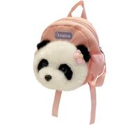 Keuyeo À Dos en Peluche Panda pour Enfants, Bandoulière Mignon avec Bandoulière Réglable, D'écolier Grande Capacité pour Enfants Amoureux des Pandas