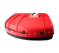 Keuyeo Outils De Jardin Débroussailleuse Garde Coupe Gazon Rouge Bouclier en Plastique avec Plaque De Serrage Bloc Protection Déflecteur