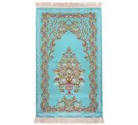 Keuyeo Tapis De Prière Musulman, Tapis De Prière Brodé, Couverture De Culte Islamique, Tapis D'église Vintage, Broderie Ramadan, Vase, Décoration Florale
