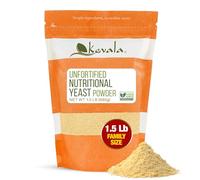 Kevala Levure nutritionnelle - Poudre non fortifiée de qualité supérieure pour la cuisine végétalienne, produit des États-Unis, assaisonnement avec une saveur de fromage, levure sèche sans sel ajouté