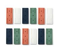 KEVGNRO Adhesive Punch-Free Socket Holder, Self-Adhesive Desktop Socket Fixer, Desktop Mountable Plug-in Socket Fixer Bracket Stand (12pcs)