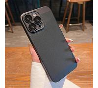 KEVGNRO Electroplating Heat Dissipation Phone Case for 15/14/13/12 Pro Max, 2023 New Heat Dissipation Plating Fine Hole Protector Phone Case (15PROMAX,Black)