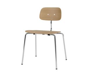 Kevi E2060 Chaise Chêne - chromé Montana QUICK SHIP - 5714322991964