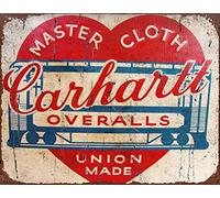 Keviewly Carhartt - Plaque murale vintage en métal - Peinture sur fer - Pour bar, café, garage, maison, cadeau d'anniversaire, mariage