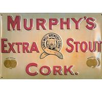 Keviewly Murphys Extra Stout Plaque en liège avec effets visuels 3D 30,5 x 20,3 cm