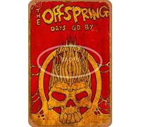 Keviewly Offspring Days Goo by Iron Painting Poster mural en métal vintage Plaque décorative pour garage, salon, jardin, chambre à coucher, bureau, hôtel, café, bar