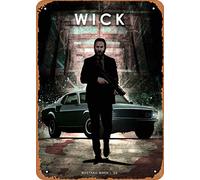 Keviewly Plaque en métal au look vintage - Car Legends John Wick - 20,3 x 30,5 cm