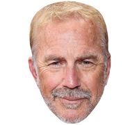 Kevin Costner (Moustache) Big Head. Masque plus grand que nature.