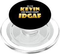 Kevin Costume IDGAF Meme Personalized First Name Kevin Joke PopSockets PopGrip pour MagSafe