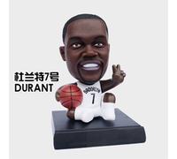 Kevin Durant/Kd 7# Jouet Poupée Brooklyn Nets Bkn Décoration De Voiture Pour Les Fans De Basket-Ball Souvenirs-Blanc