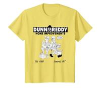 Kevin Smith Clerks 3 Dunn & Reddy Roofing Splash Lol Funny T-Shirt, Enfant, Citron, 8 Ans