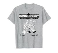 Kevin Smith Clerks 3 Dunn & Reddy Roofing Splash Lol Funny T-Shirt, Homme, Gris Chiné, S