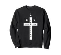 Kevin Smith Clerks 3 Elias Christian Crypto Club Logo rétro Sweatshirt