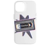 Kevin Smith Clerks VHS Cassette Glitch Retro années 1990 Art Pop Coque pour iPhone 14