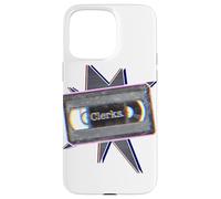 Kevin Smith Clerks VHS Cassette Glitch Retro années 1990 Art Pop Coque pour iPhone 15 Pro Max