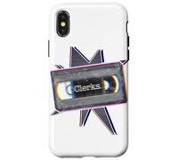 Kevin Smith Clerks VHS Cassette Glitch Retro années 1990 Art Pop Coque pour iPhone X/XS