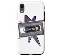 Kevin Smith Clerks VHS Cassette Glitch Retro années 1990 Art Pop Coque pour iPhone XR