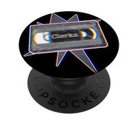 Kevin Smith Clerks VHS Cassette Glitch Retro années 1990 Pop Art PopSockets PopGrip Adhésif
