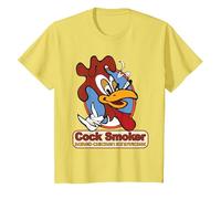 Kevin Smith Jay et Silent Bob Reboot Cock Smoker Logo Baked T-Shirt, Enfant, Citron, 8 Ans