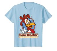 Kevin Smith Jay et Silent Bob redémarrent Le Logo de Cock Smoker T-Shirt, Enfant, Bleu Céleste, 2 Ans