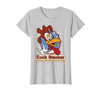 Kevin Smith Jay et Silent Bob redémarrent Le Logo de Cock Smoker T-Shirt, Femme, Argent, L