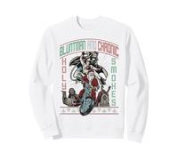 Kevin Smith Jay et Silent Bob Xmas Holy Smokes Biker Santa Sweatshirt