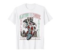 Kevin Smith Jay et Silent Bob Xmas Holy Smokes Biker Santa T-Shirt