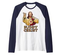 Kevin Smith View Askewniverse Buddy Christ a Obtenu Une médaille d'or à Wow Manche Raglan
