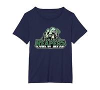 Kevin Smith Viewaskew Street Hockey League Leonardo Reapers T-Shirt, Femme Grandes Tailles, Bleu Marine, 1X