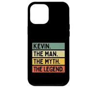 Kevin The Man The Myth The Legend Citation Humoristique personnalisée Coque pour iPhone 12 Pro Max