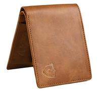 Keviv® Portefeuille en cuir véritable pour homme || Portefeuilles pour hommes ||, Havane, Bagages