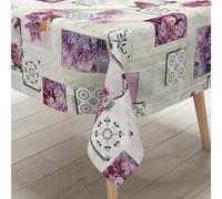 KEVKUS P1081-1 Nappe en toile cirée Grande taille Largeur 160 cm Bois de jacinthe Printemps Taille et forme au choix + Livraison sans plis + enroulée sur une douille en carton