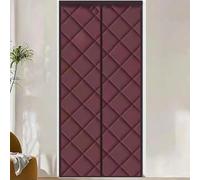 KEVONZOR Rideau de Porte magnétique isolé, Thermique et Coupe-Vent,café