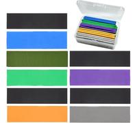 KEWAYO Lot de 15 éponges abrasives | 5 × 800-2000 grain imperméable et réutilisable | Bloc de ponçage flexible pour bois, plastique, impression 3D, modélisme (voiture, Gundam) et projets de bricolage