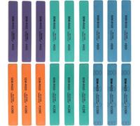 KEWAYO Set de 18 bâtonnets à poncer 6x400-1500 Grains Imperméable & réutilisable pour Bois, Plastique, Impressions 3D, modélisme (Auto, Gundam) & DIY