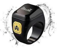 KEWAYO Tasbih Compteur Prière 18 mm, Prière Smart Tally Bagues, Rechargeable Tasbih Tally Clicker, Compteur Doigt Rappel avec écran OLED